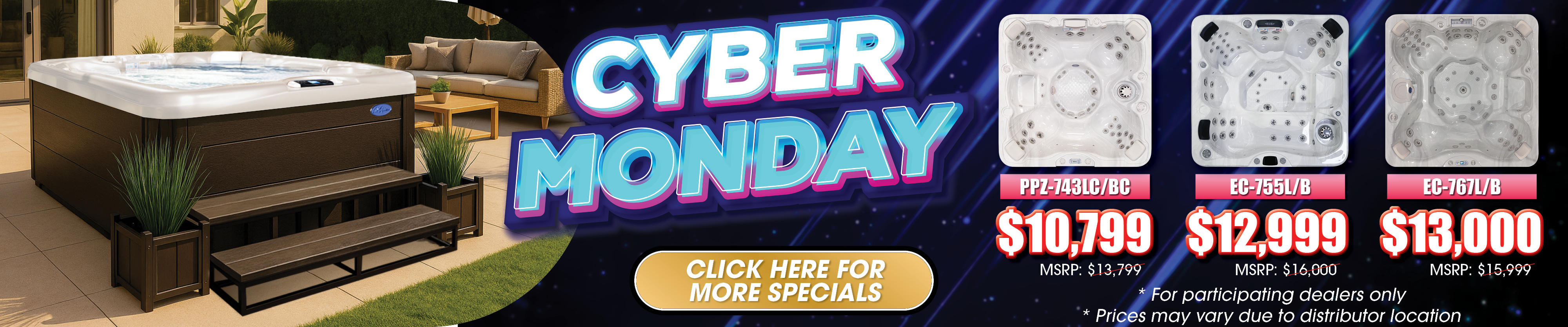 Calspas hot tub being used in a family setting - Island Park