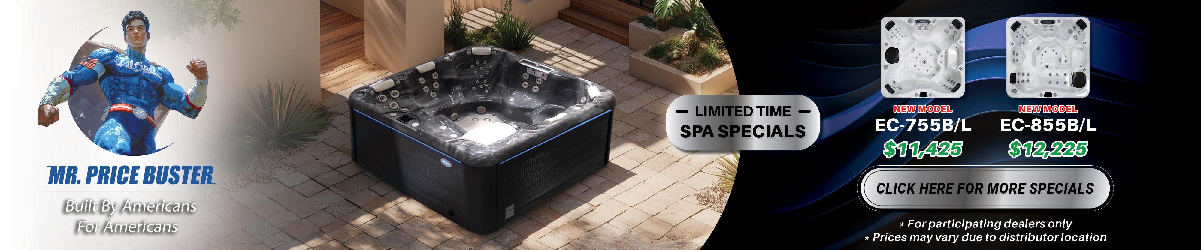 Calspas hot tub being used in a family setting - Island Park