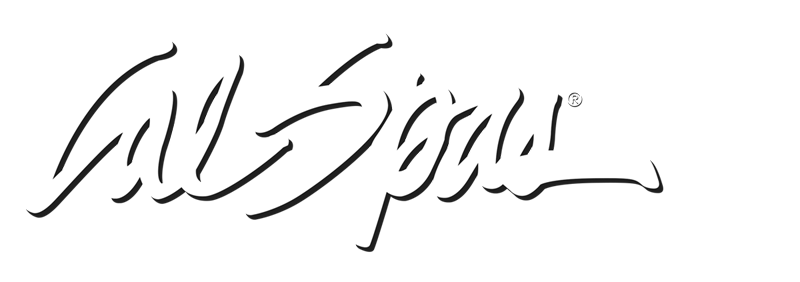 Calspas White logo hot tubs spas for sale Island Park